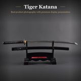 Tiger Katana, 1060 Carbon Steel Hand Forged Full Tang Japanese Sword