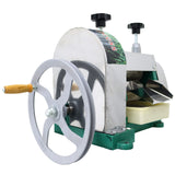 BEILOCKERY Commercial Sugar Cane Ginger Press Juicer with 3 Stainless Steel Rollers, Manual Suger Cane Squeezing Juicer with 2 paring Knives, High Juice Yield