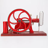MechPuConToy Metal Engine Model Kit That Works, Stationary Horizontal Four-Stroke Water-Cooling Engine Model, Physics Science Experiment for Youth Adult