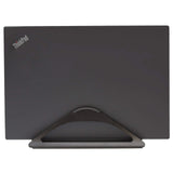 Centric Vertical Laptop Stand for Desks in Matte Black, Upright Adjustable Holder to Dock Apple MacBook Stand