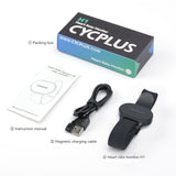 CYCPLUS Heart Rate Monitor Armband,Bluetooth 5.1 ANT+ HR Monitor with HR Zone LED Indicator, IP67 Waterproof, Use for Running Cycling Gym and Other Sports (2025 Upgraded Model)