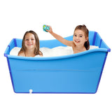 Bath Tub for Toddler Teenager Twins Pets and Small Adults, Foldable Ice Bath Tub G Ganen
