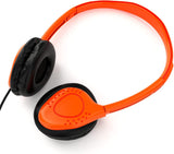 Bulk Classroom Headphones with Microphone 300 Pack, Wired On-Ear Student Headsets, 3.5mm Stereo Plug, Adjustable Headband, Leatherette Ear Cushions for School, Chromebook, Laptop, Library, Testing
