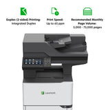 Lexmark MX721ade Monochrome Laser Printer, Integrated Duplex, 7-inch Color Touch Screen, Energy Star