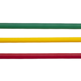 THERABAND Resistance Tubes, Professional Latex Elastic Tubing, Upper & Lower Body, Core Exercise, Physical Therapy, Lower Pilates, At-Home Workouts, & Rehab, 5 Foot, Yellow, Red, & Green, Beginner Set THERABAND