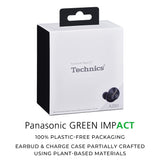 True Wireless Bluetooth Earbuds with Advanced Noise Cancelling, 3 Device Multipoint Connectivity (Black) Technics