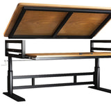 Adjustable Office Computer Desk with Cable Management & Keyboard Tray, Ideal for Workbench, Electronic Piano, and Music Production Studio