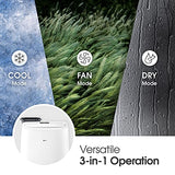 LG 10000 BTU SACC(14000 ASHRAE) Portable Air Conditioners [2023 New, Dual Inverter] Cools 450 Sqft Ultra Quiet & Easy Install WiFi App Medium & Large Room Air Conditioner AC Unit Home White LP1022FVSM