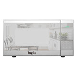 Total Chef 1.3 Cu Ft Microwave Oven – Compact Countertop Kitchen Appliance, Small Stainless Steel Microwave with Digital Touch, Pre-Set Functions, 12.8” Turntable, 1100 Watt