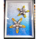 MechPuConToy 3D Metal Starfishes Bionic Mechanical Model Surrealistic Creative Collectible Kits, for Teens and Adults (Finished Version)