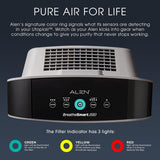 Alen Air Purifier BreatheSmart Flex HEPA with Pure Filter, Exchange Rate of 700 Sq. Ft in 30 Minutes, 1400 Sq. Ft in 1 hour, Perfect for Bedrooms & Home Offices - White