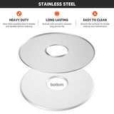 Stanbroil Round Griddle Insert for Weber 22" Kettle Charcoal Grills, Stainless Steel Flat Top Griddle Plate Plancha Kettle Grill Accessory