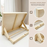 Tabletop Easel, Adjustable & Portable Desktop Art Stand, 13”x9” Solid Pine Wood Drawing Board for Painting, Drawing Canvas & Sketchbooks, Perfect for Adults & Artists