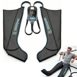 Leg Compression Massager, Full Leg Overlapping Airbags Air Compression Leg Massager for Circulation and Pain, 8 Pressure Levels, 6 Smart Modes and 4 Timers, Long-Lasting Battery, FSA-HSA Eligible