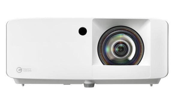 Optoma UHZ35ST 3500-Lumen UHD 4K Short-Throw Laser Projector - White
