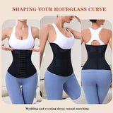 Waist Cincher for Women Corset Shapewear Mesh Sports Tummy Control Body Workout Girdle Waist Trainer Shaper (Black, X-Small)
