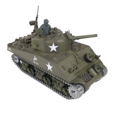 wheelfun Heng Long US in Stock, RC Tank 3898 RTR 2.4G 1/16 7.0 Upgraded M4A3 Sherman Metal Tracks Smoking Generator 340° Rotating Turret Infrared Combat BB Pellets BB Shooting Airsoft Tank