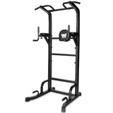 BARWING Pull Up Bar Station Power Tower Adjustable Height Dip Bar Dip Station with 3D Backrest Multi-Function Home Gym Strength Training Fitness Equipment 550LBS