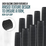 Logest Metal Hand Grip Strengthener 100LB-350LB No Slip Heavy-Duty Grip Strengthener with Gift Box, Great Wrist & Forearm Hand Exerciser, Home Gym, Hand Gripper Grip Strength Trainer (Silver - 100LB) Logest