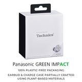 True Wireless Bluetooth Earbuds with Advanced Noise Cancelling, 3 Device Multipoint Connectivity (Silver) Technics