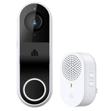 Kasa 2K Smart Video Doorbell Camera Hardwired w/Chime, KD110