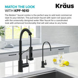 KRAUS Purita 100% Lead-Free Kitchen Water Filter Faucet in Matte Black, FF-100MB