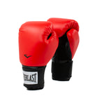 Everlast Prostyle 2 Boxing Gloves, Entry Level Training Gloves for Men and Women, Secure Fit Hook and Loop Closure & Ventilation, Heavy Bag & Speedbag Training 16 oz (Red) Everlast