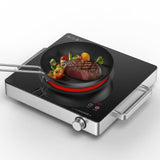 Hot Plate Electric Single Burner 1800W Portable Burner for Cooking with Adjustable Temperature & Stay Cool Handles PAYISHO