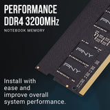 DDR4 DRAM 3200MHz (PC4-25600) CL22 (Compatible with 2933MHz, 2666MHz, 2400MHz or 2133MHz) 1.2V Notebook/Laptop (SODIMM) Computer Memory Kit