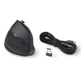 Karlak Vertical Ergonomic Mouse Wireless Vertical Mouse (Black)