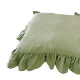 PYmijimy Chair Cushion Pad Seat Upholstery with Removable Cover and Ties Hold for A Decoration in European(Green)