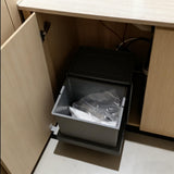 18QT Pullout Trash Can & Recycling Bin, Under-Cabinet Waste Container for Kitchen Organization, Space-Saving Design, Easy Access, Ideal for Home & Office Use