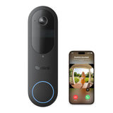 REOLINK Battery Video Doorbell (2nd Gen) 2K Wireless Camera, 2.4/5GHz WiFi