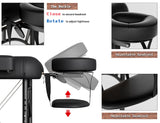 Professional Massage Table Portable 2 Fold Premium Memory Foam Aluminium Leg Hold Up to 1100LBS DOVANS