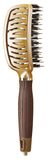 Olivia Garden NanoThermic Ceramic + Ion Flex Scalp-Hugging & Vented Hair Brush NT-FLEXCO (Combo)