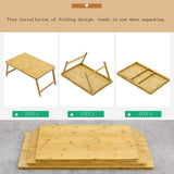 Laptop Bed Table Lap Desk, Portable Tray for Couch and Sofa, Breakfast Dining