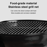 gzcmxh Charcoal Grill - portable BBQ Grill with adjustable air vent, wheels, hanlde - Charcoal Kettle Grill for outdoor, camping, backyard, picnics, party parties