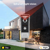 Daconovo Wireless Video Doorbell Camera, 7 Inch (US Plug)