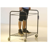 inless Steel Housekeeping Trolley - Hotel Room Service Cart, Cleaning Cart, Cloth Trolley for Efficient Room Maintenance & Housekeeping Ta