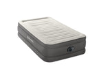 INTEX 64091ED TruAire Luxury Air Mattress: Fiber-Tech – Twin Size – Built-in Electric Pump – 18in Bed Height – 330lb Weight Capacity