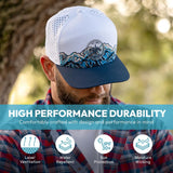 S A Soul of Adventure Performance Snapback Hat | Water-Resistant Baseball Cap for Men & Women