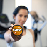 Grinds Coffee Pouches 18 Per Can | 10 Cans Caramel | Caffeine Pouches