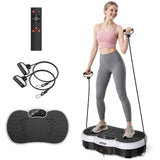 HTM Vibration Plate Exercise Machine - 300 lbs Weight Capacity, 120 Speed Levels, 9 Workout Modes for Home Fitness, Muscle Toning & Weight Loss