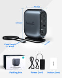 16-in-1 Universal Docking Station for All Laptops with 150W Power Adapter, Triple Monitor for Mac, Windows