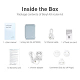 GL.iNet GL-MT3000 (Beryl AX) Portable Travel Router, Pocket Wi-Fi 6 Wireless 2.5G Router