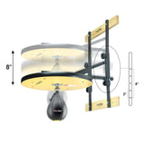 MaxxMMA Heavy Duty Adjustable Speed Bag Platform Kit 24" + Speed Ball (10" x 7") MaxxMMA