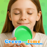 WATERELF Play Putty Slime for Kids, Fidget Sensory Artistic Therapy Putty Toys for Boys Girls Adults, Stress Relief Non-Sticky, 3.11 Inch 3.2 Oz - NP003-Green