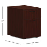 HON MOD Mobile File Cabinet, 2 Storage Drawers Filing Cabinet