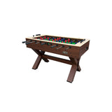 KICK Constable 55" Foosball Table (Brown) – Professional Full-Size Indoor Game Table