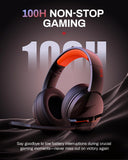 Wireless Gaming Headset | Non-Stop 100H Battery | Dynamic 50mm Drivers | Clear Voice Mic | PS4 Headset& PS5 Headset acer